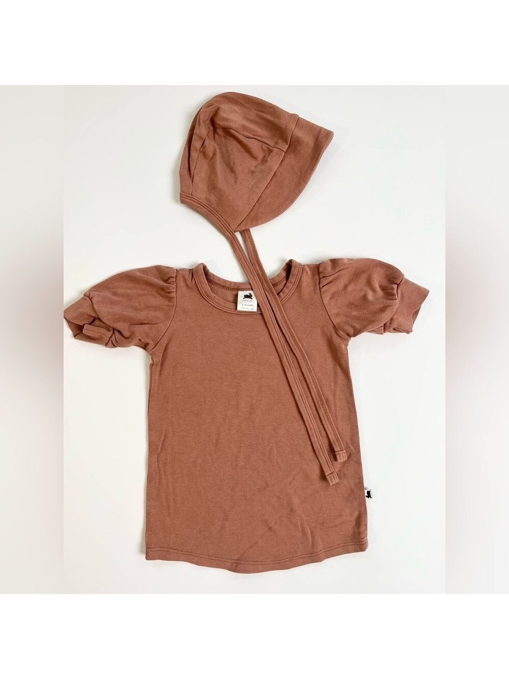 Little & Lively Bamboo Kids Matching Set in Dusty Pink